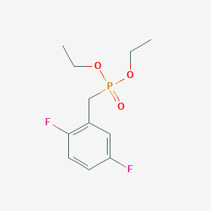 molecular formula C11H15F2O3P B2941754 Diethyl 2,5-difluorobenzylphosphonate CAS No. 451455-94-0