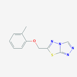 6-[(2-Methylphenoxy)methyl][1,2,4]triazolo[3,4-b][1,3,4]thiadiazole