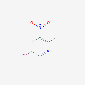 molecular formula C6H5FN2O2 B2941767 5-Fluoro-2-methyl-3-nitropyridine CAS No. 1162674-71-6