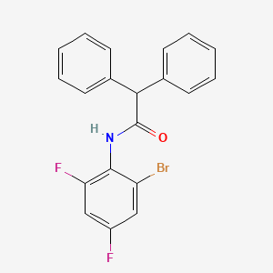 N-(2-Bromo-4,6-difluorophenyl)-2,2-diphenylethanamide
