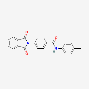 4-(1,3-dioxoisoindol-2-yl)-N-(4-methylphenyl)benzamide