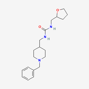 1-((1-Benzylpiperidin-4-yl)methyl)-3-((tetrahydrofuran-2-yl)methyl)urea