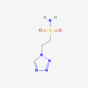 2-(1H-1,2,3,4-tetrazol-1-yl)ethane-1-sulfonamide