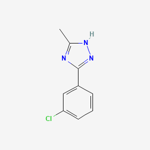 3-(3-chlorophenyl)-5-methyl-1H-1,2,4-triazole