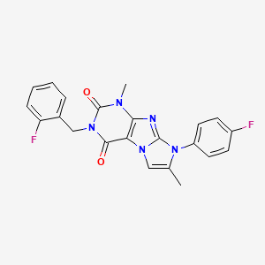 3-(2-fluorobenzyl)-8-(4-fluorophenyl)-1,7-dimethyl-1H-imidazo[2,1-f]purine-2,4(3H,8H)-dione