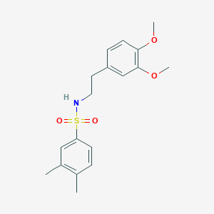 N-[2-(3,4-dimethoxyphenyl)ethyl]-3,4-dimethylbenzenesulfonamide