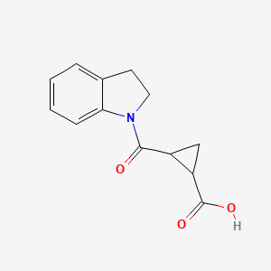 2-(2,3-dihydro-1H-indol-1-ylcarbonyl)cyclopropanecarboxylic acid