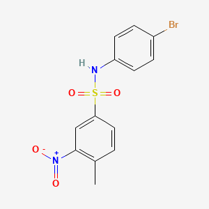 N-(4-bromophenyl)-4-methyl-3-nitrobenzenesulfonamide