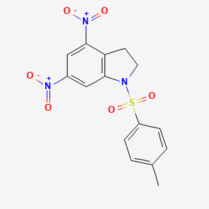 1-[(4-Methylphenyl)sulfonyl]-4,6-dinitroindoline