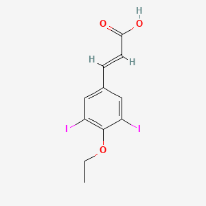 (2E)-3-(4-ethoxy-3,5-diiodophenyl)prop-2-enoic acid