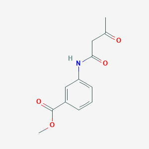 molecular formula C12H13NO4 B2941840 Methyl 3-(3-oxobutanamido)benzoate CAS No. 1016715-52-8