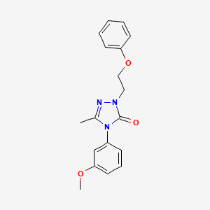 4-(3-methoxyphenyl)-5-methyl-2-(2-phenoxyethyl)-2,4-dihydro-3H-1,2,4-triazol-3-one