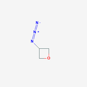 molecular formula C3H5N3O B2941917 3-Azidooxetane CAS No. 81764-67-2