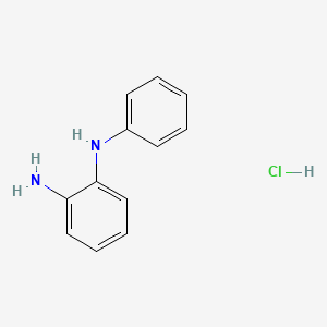 molecular formula C12H13ClN2 B2941919 1-N-phenylbenzene-1,2-diamine hydrochloride CAS No. 7711-25-3