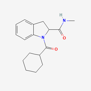 1-(cyclohexanecarbonyl)-N-methylindoline-2-carboxamide