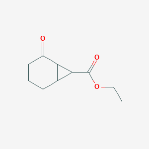 molecular formula C10H14O3 B2941932 Ethyl 2-oxobicyclo[4.1.0]heptane-7-carboxylate CAS No. 13949-98-9