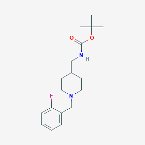 tert-Butyl [1-(2-fluorobenzyl)piperidin-4-yl]methylcarbamate