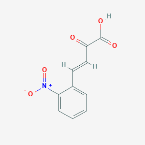molecular formula C10H7NO5 B2941953 4-(2-Nitrophenyl)-2-oxobut-3-enoic acid CAS No. 72323-79-6