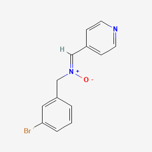 (3-bromobenzyl)[(Z)-4-pyridinylmethylidene]ammoniumolate