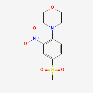 4-(4-Methylsulfonyl-2-nitrophenyl)morpholine