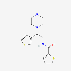 N-(2-(4-methylpiperazin-1-yl)-2-(thiophen-3-yl)ethyl)thiophene-2-carboxamide