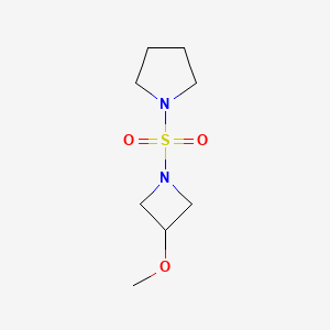 1-[(3-Methoxyazetidin-1-yl)sulfonyl]pyrrolidine