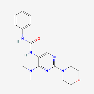 1-(4-(Dimethylamino)-2-morpholinopyrimidin-5-yl)-3-phenylurea