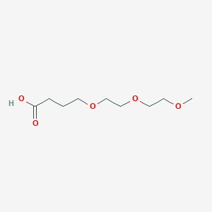 molecular formula C9H18O5 B2942061 4-[2-(2-Methoxyethoxy)ethoxy]butanoic acid CAS No. 935678-18-5