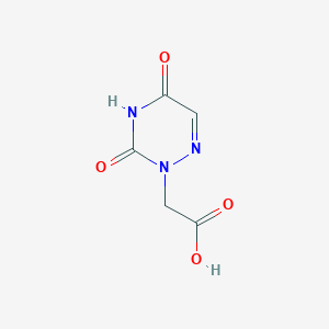 molecular formula C5H5N3O4 B2942075 2-(3,5-Dioxo-2,3,4,5-tetrahydro-1,2,4-triazin-2-yl)acetic acid CAS No. 95209-82-8