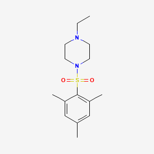 molecular formula C15H24N2O2S B2942119 1-Ethyl-4-(mesitylsulfonyl)piperazine CAS No. 425400-88-0