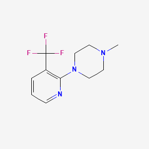molecular formula C11H14F3N3 B2942144 1-甲基-4-[3-(三氟甲基)吡啶-2-基]哌嗪 CAS No. 220459-53-0