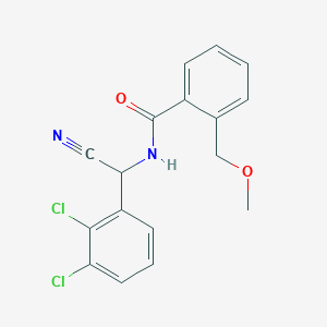 molecular formula C17H14Cl2N2O2 B2942157 N-[cyano(2,3-dichlorophenyl)methyl]-2-(methoxymethyl)benzamide CAS No. 2094330-52-4