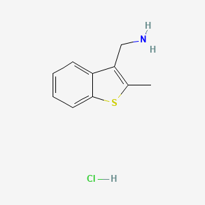 (2-Methylbenzo[b]thiophen-3-yl)methanamine hydrochloride