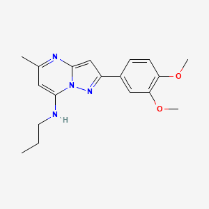 2-(3,4-dimethoxyphenyl)-5-methyl-N-propylpyrazolo[1,5-a]pyrimidin-7-amine