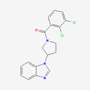 (3-(1H-benzo[d]imidazol-1-yl)pyrrolidin-1-yl)(2,3-dichlorophenyl)methanone