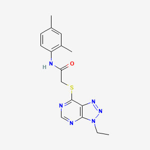 N-(2,4-dimethylphenyl)-2-((3-ethyl-3H-[1,2,3]triazolo[4,5-d]pyrimidin-7-yl)thio)acetamide