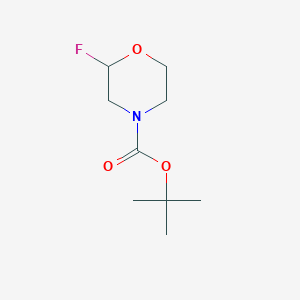 molecular formula C9H16FNO3 B2942294 Tert-butyl 2-fluoromorpholine-4-carboxylate CAS No. 2305254-85-5