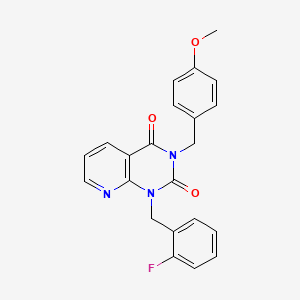1-(2-fluorobenzyl)-3-(4-methoxybenzyl)pyrido[2,3-d]pyrimidine-2,4(1H,3H)-dione