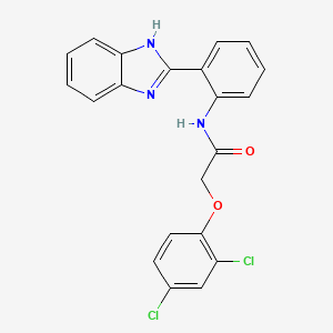 N-(2-(1H-benzo[d]imidazol-2-yl)phenyl)-2-(2,4-dichlorophenoxy)acetamide