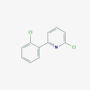 molecular formula C11H7Cl2N B2942344 2-Chloro-6-(2-chlorophenyl)pyridine CAS No. 557111-94-1