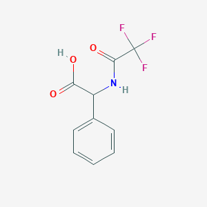 B2942400 2-phenyl-2-[(2,2,2-trifluoroacetyl)amino]acetic Acid CAS No. 39801-62-2