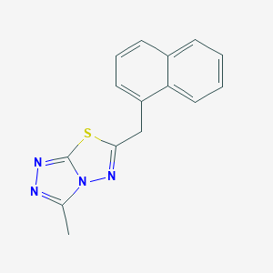 3-Methyl-6-(1-naphthylmethyl)[1,2,4]triazolo[3,4-b][1,3,4]thiadiazole