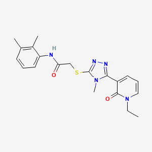 N-(2,3-dimethylphenyl)-2-((5-(1-ethyl-2-oxo-1,2-dihydropyridin-3-yl)-4-methyl-4H-1,2,4-triazol-3-yl)thio)acetamide