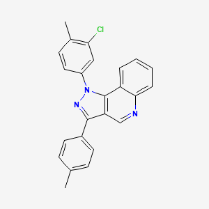 1-(3-chloro-4-methylphenyl)-3-(4-methylphenyl)-1H-pyrazolo[4,3-c]quinoline