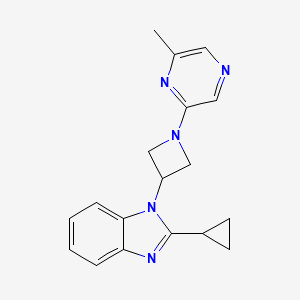 2-Cyclopropyl-1-[1-(6-methylpyrazin-2-yl)azetidin-3-yl]benzimidazole
