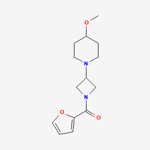 Furan-2-yl(3-(4-methoxypiperidin-1-yl)azetidin-1-yl)methanone