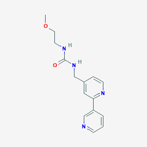 1-([2,3'-Bipyridin]-4-ylmethyl)-3-(2-methoxyethyl)urea
