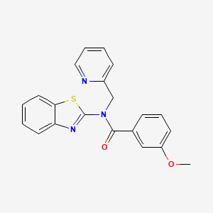 N-(benzo[d]thiazol-2-yl)-3-methoxy-N-(pyridin-2-ylmethyl)benzamide