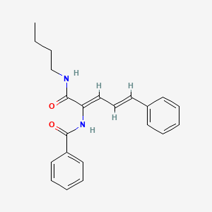N-((2Z,4E)-1-(butylamino)-1-oxo-5-phenylpenta-2,4-dien-2-yl)benzamide
