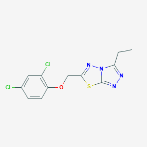 6-[(2,4-Dichlorophenoxy)methyl]-3-ethyl[1,2,4]triazolo[3,4-b][1,3,4]thiadiazole